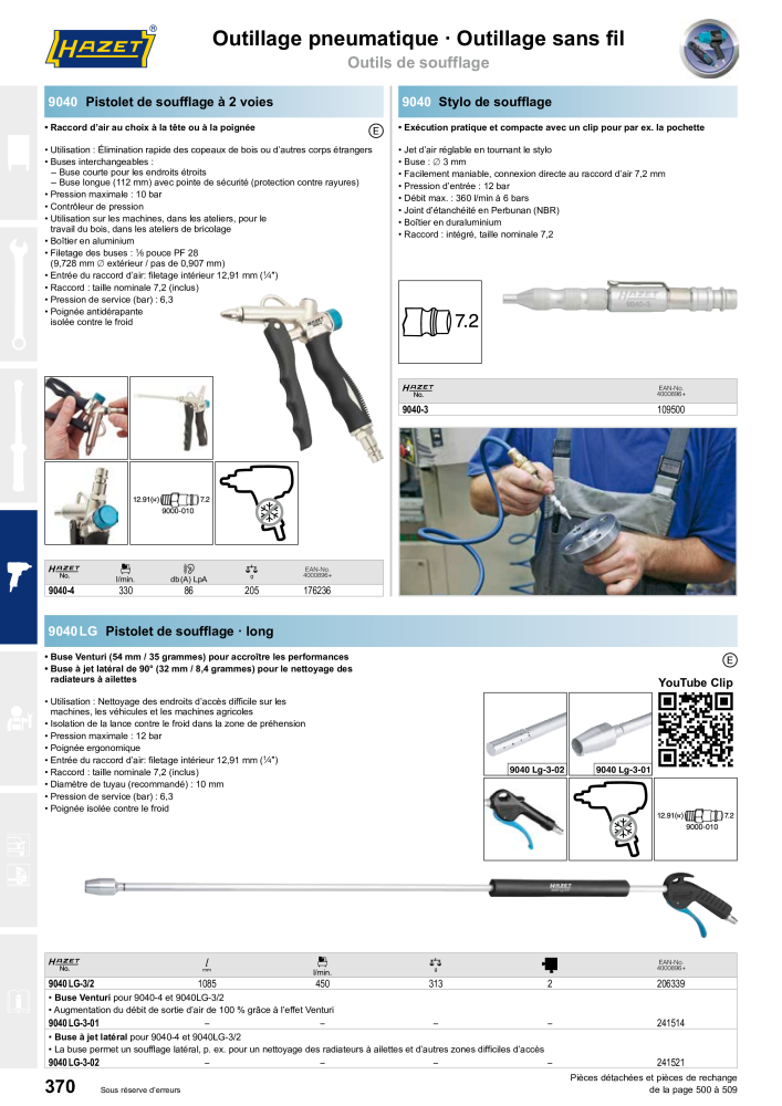 HAZET catalogue principal Nb. : 2203 - Page 370