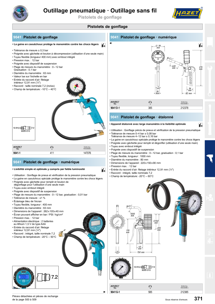 HAZET catalogue principal NR.: 2203 - Seite 371