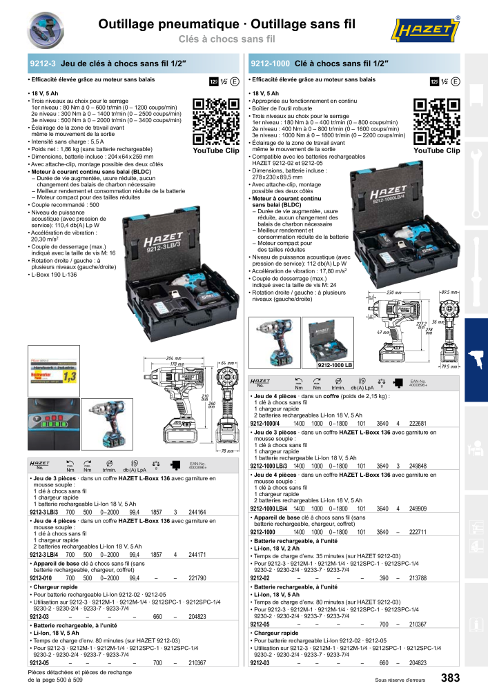 HAZET catalogue principal Nº: 2203 - Página 383