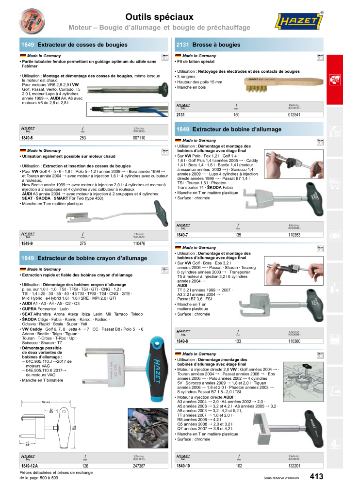 HAZET catalogue principal NR.: 2203 - Pagina 413