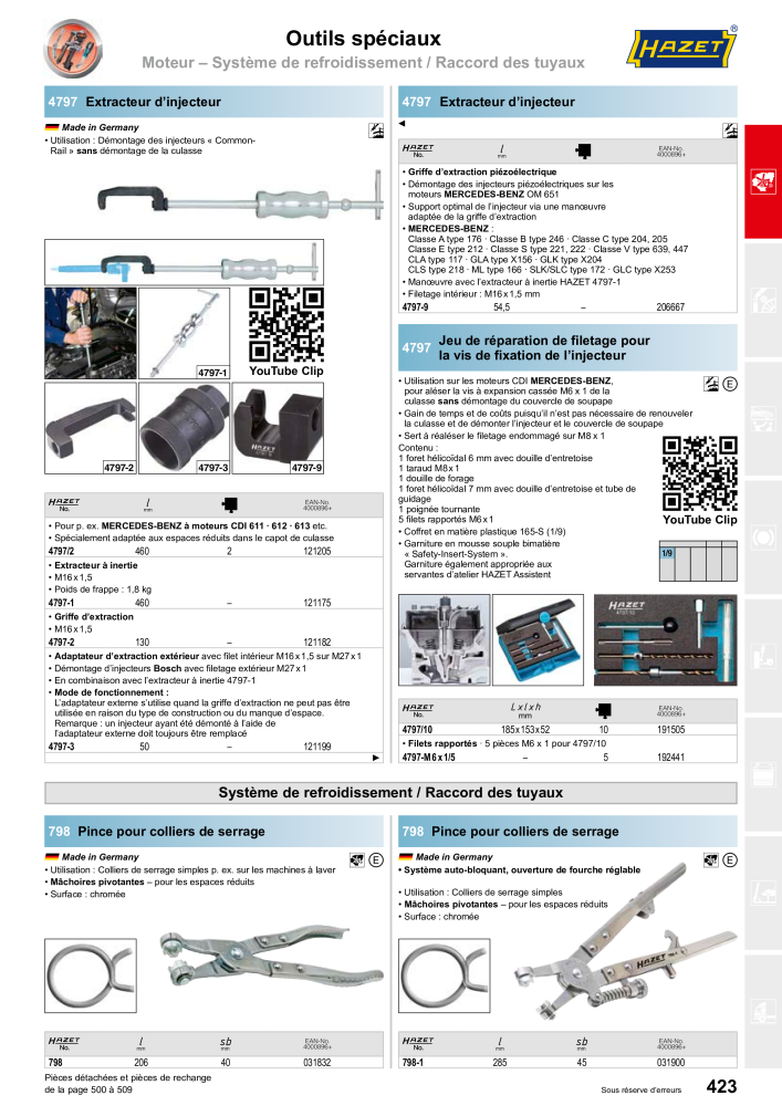 HAZET catalogue principal NR.: 2203 - Strona 423