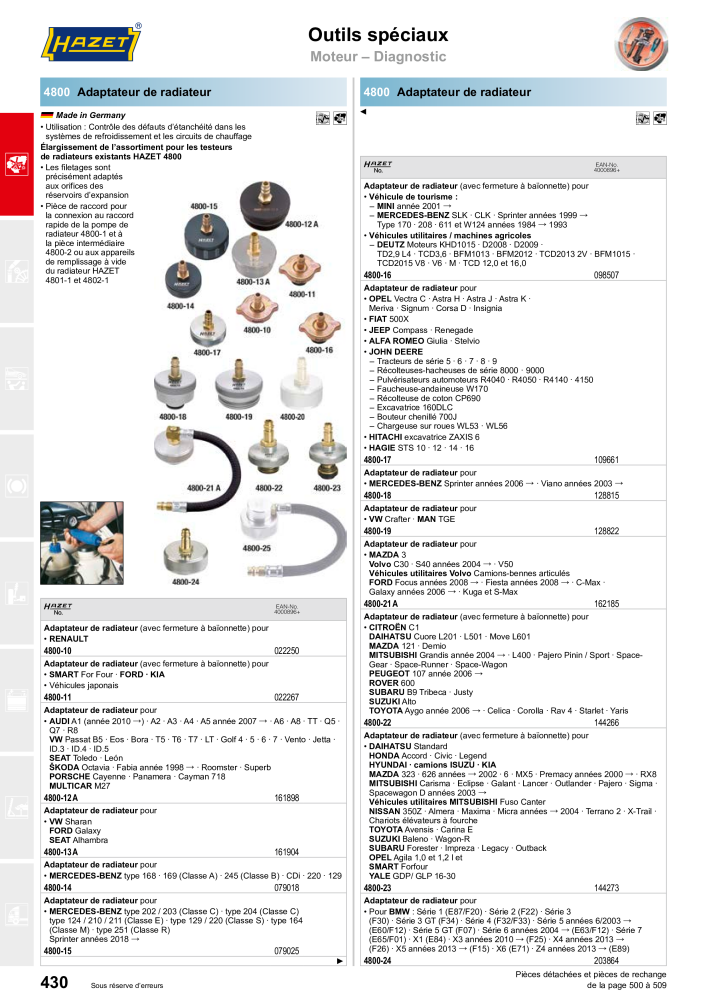 HAZET catalogue principal Nº: 2203 - Página 430