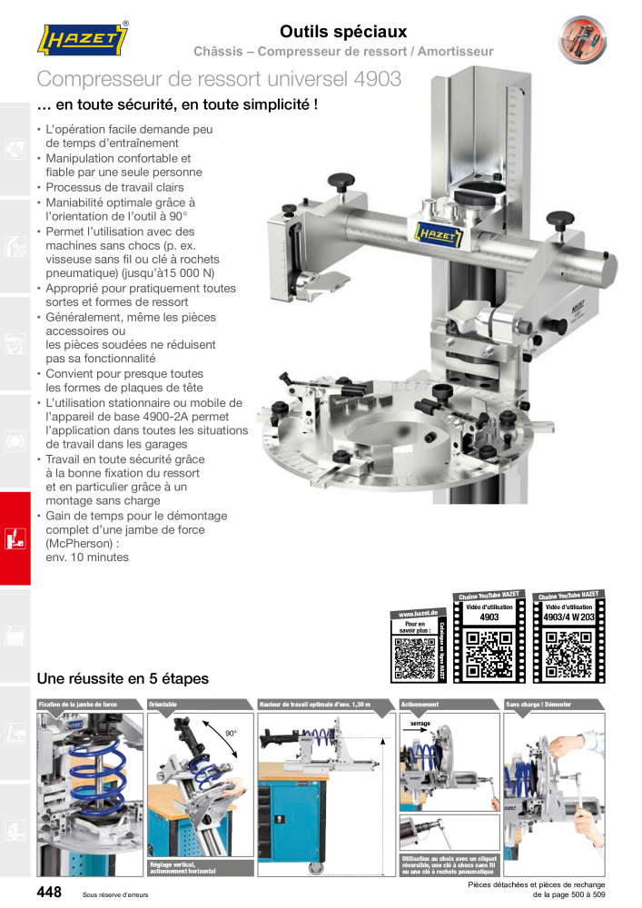 HAZET catalogue principal NR.: 2203 - Seite 448