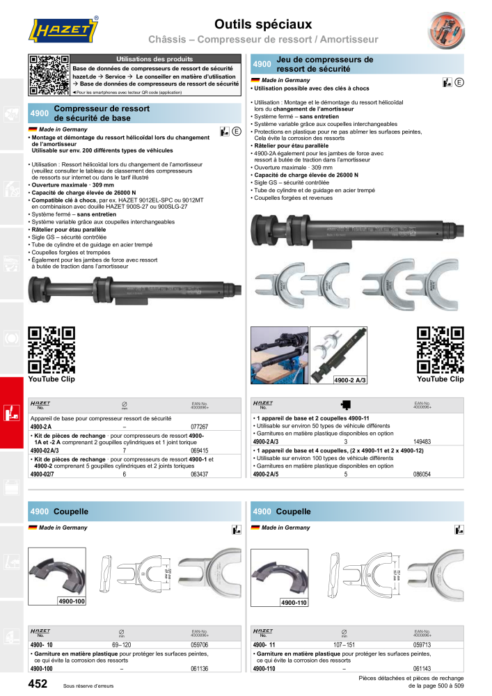 HAZET catalogue principal Nb. : 2203 - Page 452