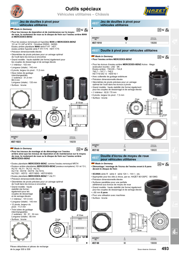 HAZET catalogue principal NR.: 2203 - Pagina 493