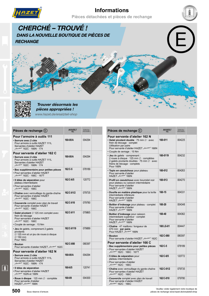 HAZET catalogue principal Nb. : 2203 - Page 500