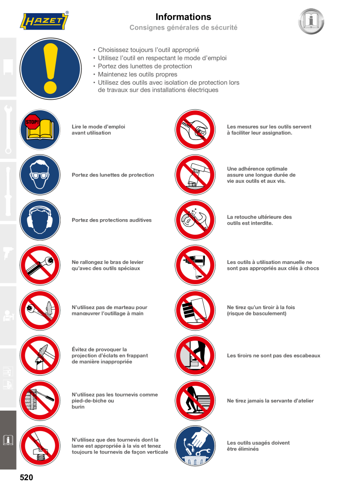 HAZET catalogue principal NR.: 2203 - Pagina 520