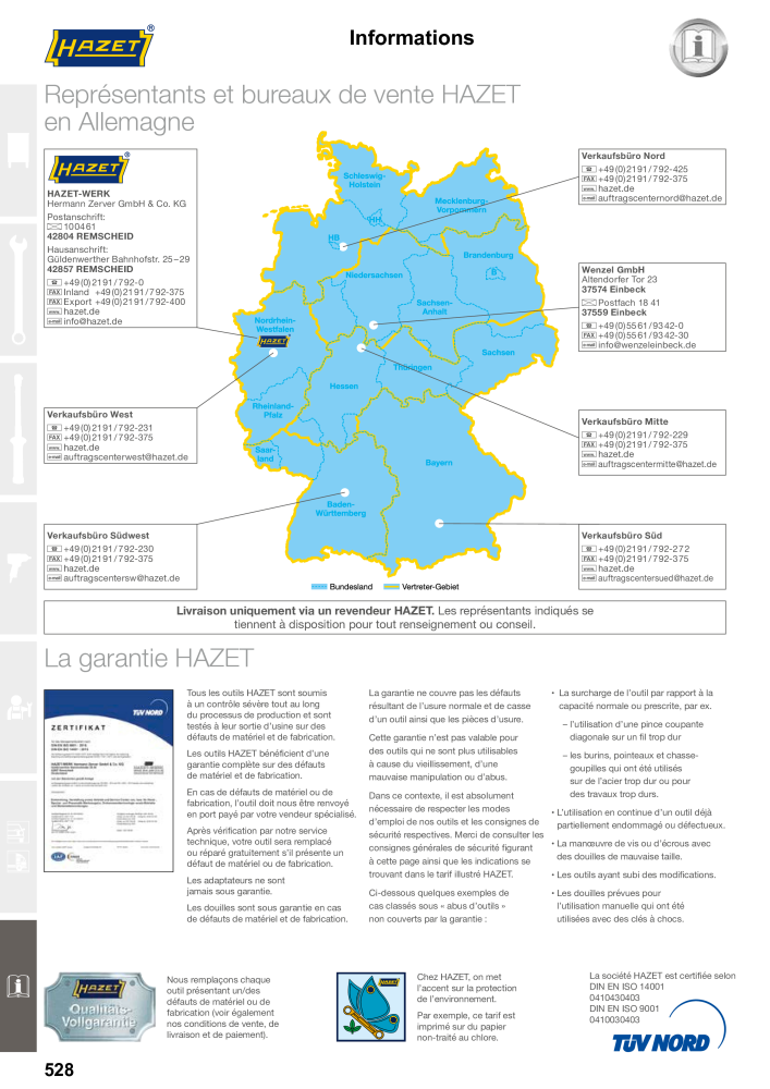 HAZET catalogue principal NR.: 2203 - Seite 528