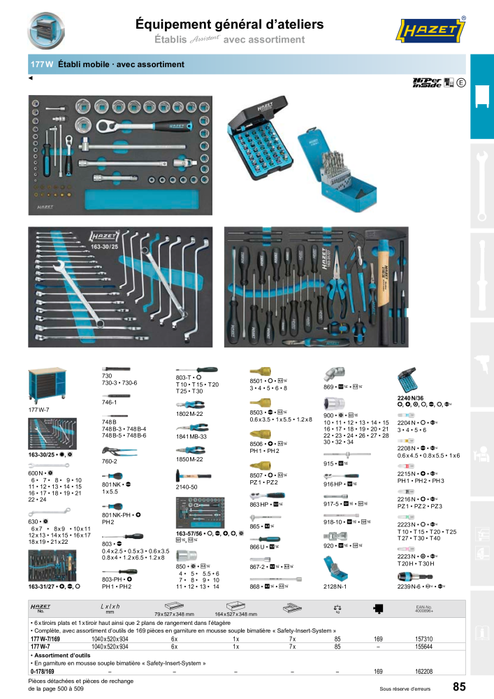 HAZET catalogue principal NR.: 2203 - Seite 85