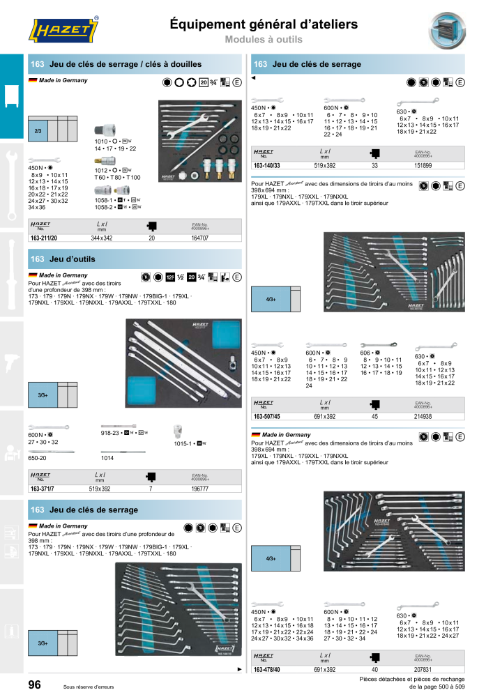 HAZET catalogue principal n.: 2203 - Pagina 96