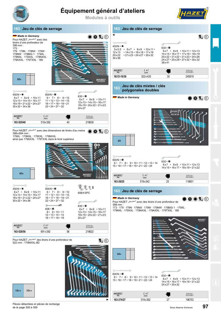 HAZET catalogue principal NR.: 2203 - Pagina 97