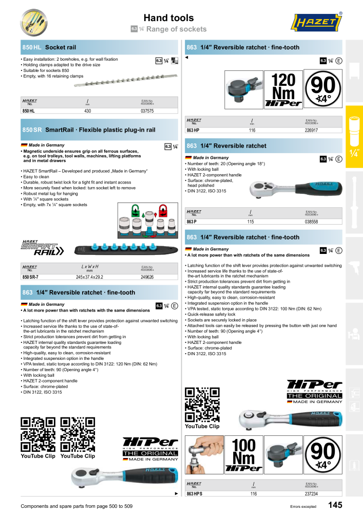 HAZET Main Catalog NR.: 2204 - Strona 145