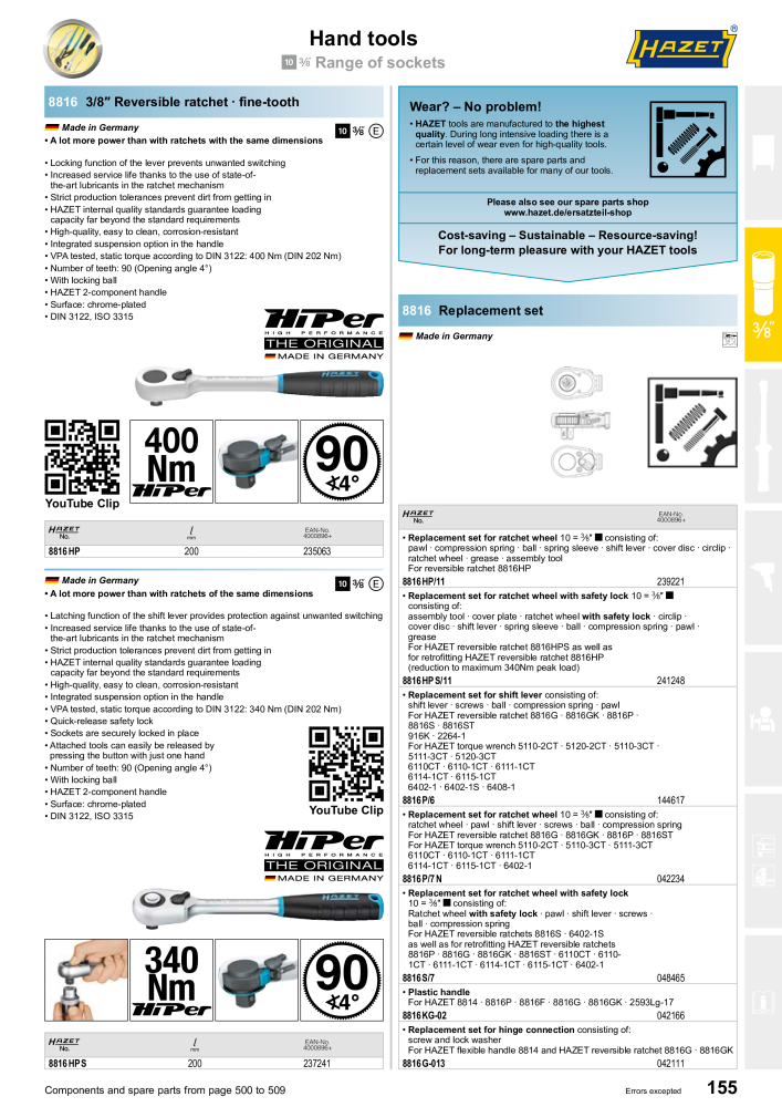 HAZET Main Catalog NR.: 2204 - Pagina 155