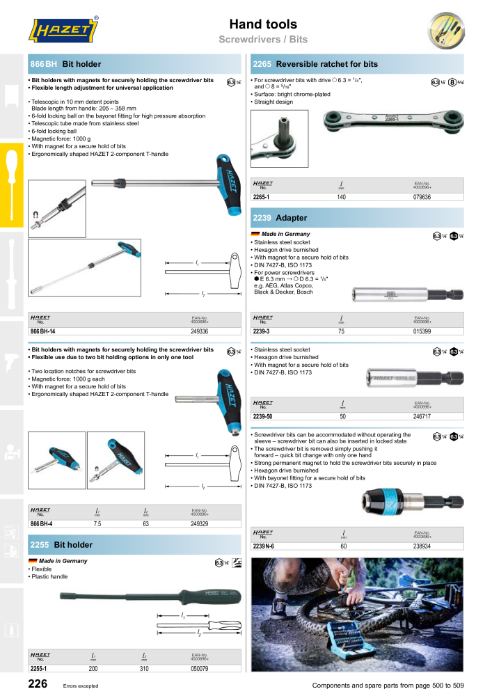 HAZET Main Catalog Č. 2204 - Strana 226