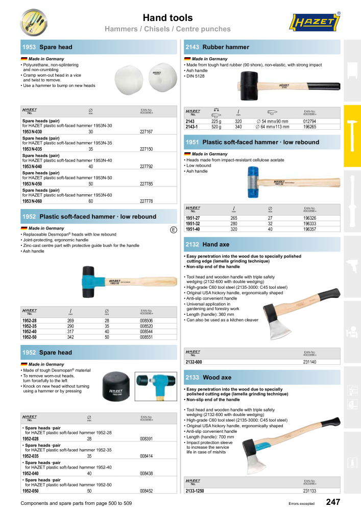 HAZET Main Catalog NR.: 2204 - Pagina 247