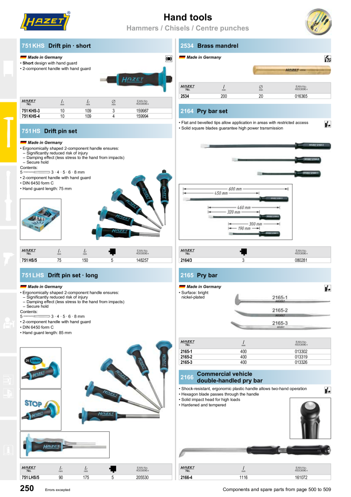 HAZET Main Catalog NR.: 2204 - Seite 250