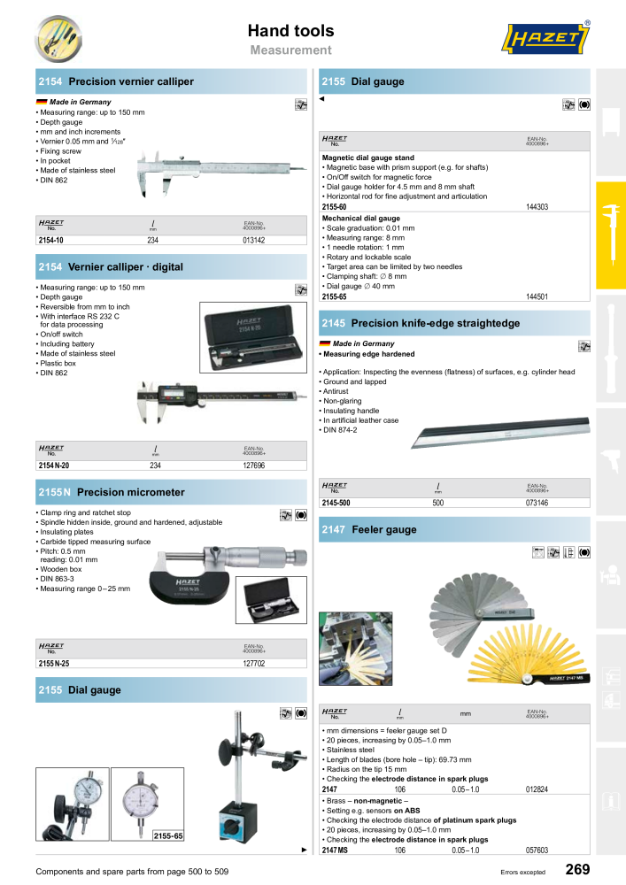 HAZET Main Catalog NR.: 2204 - Seite 269