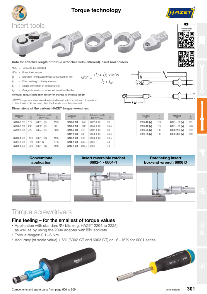 HAZET Main Catalog Nº: 2204 - Página 301