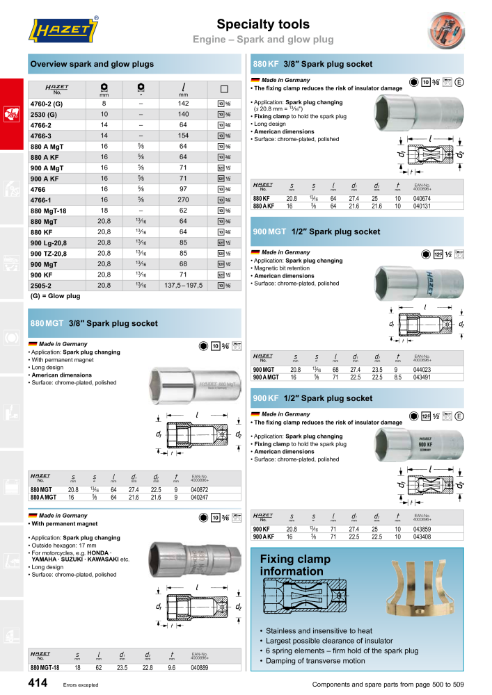 HAZET Main Catalog NR.: 2204 - Seite 414