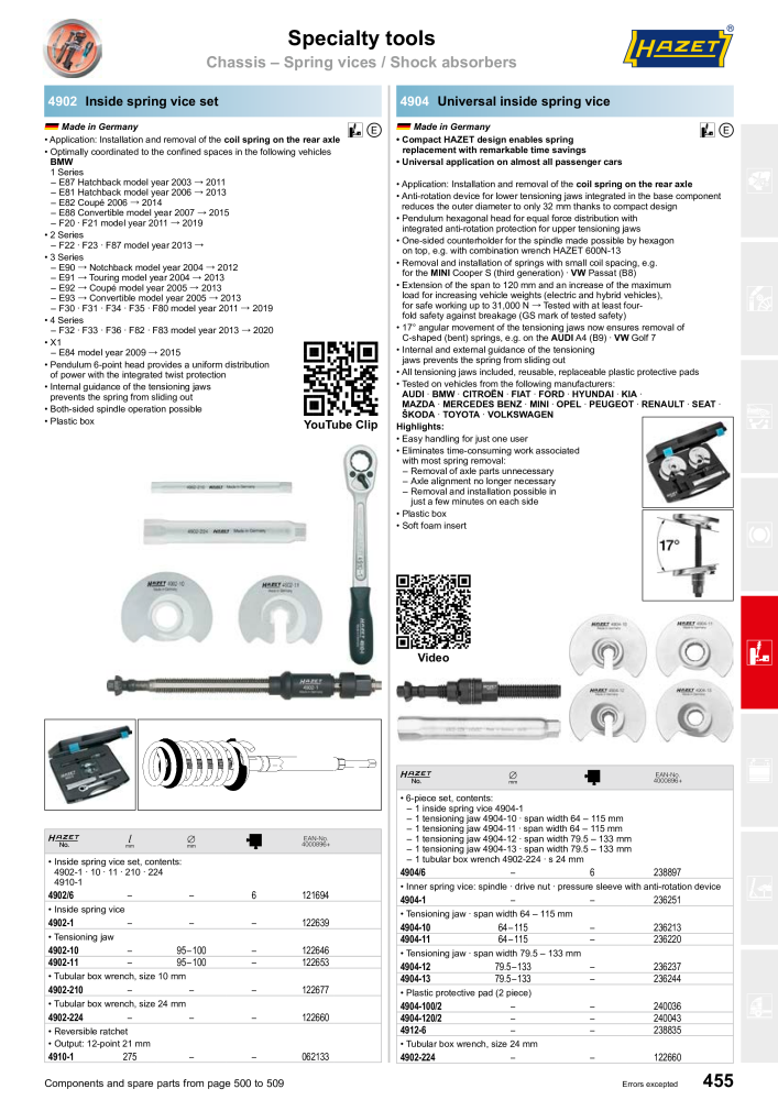 HAZET Main Catalog NR.: 2204 - Strona 455