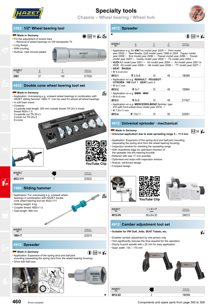 HAZET Main Catalog NR.: 2204 - Strona 460