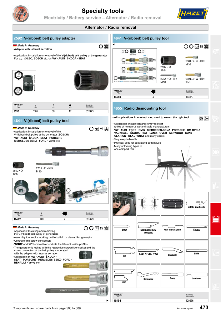 HAZET Main Catalog NR.: 2204 - Strona 473