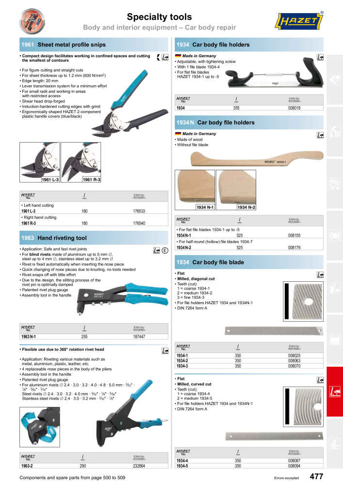 HAZET Main Catalog NR.: 2204 - Strona 477