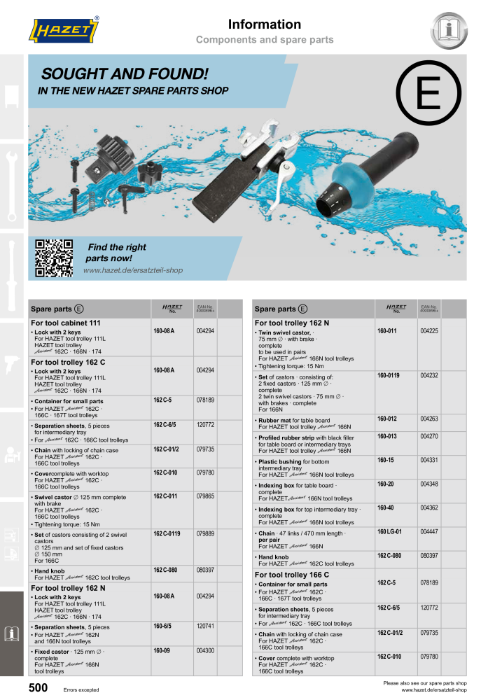 HAZET Main Catalog NR.: 2204 - Strona 500