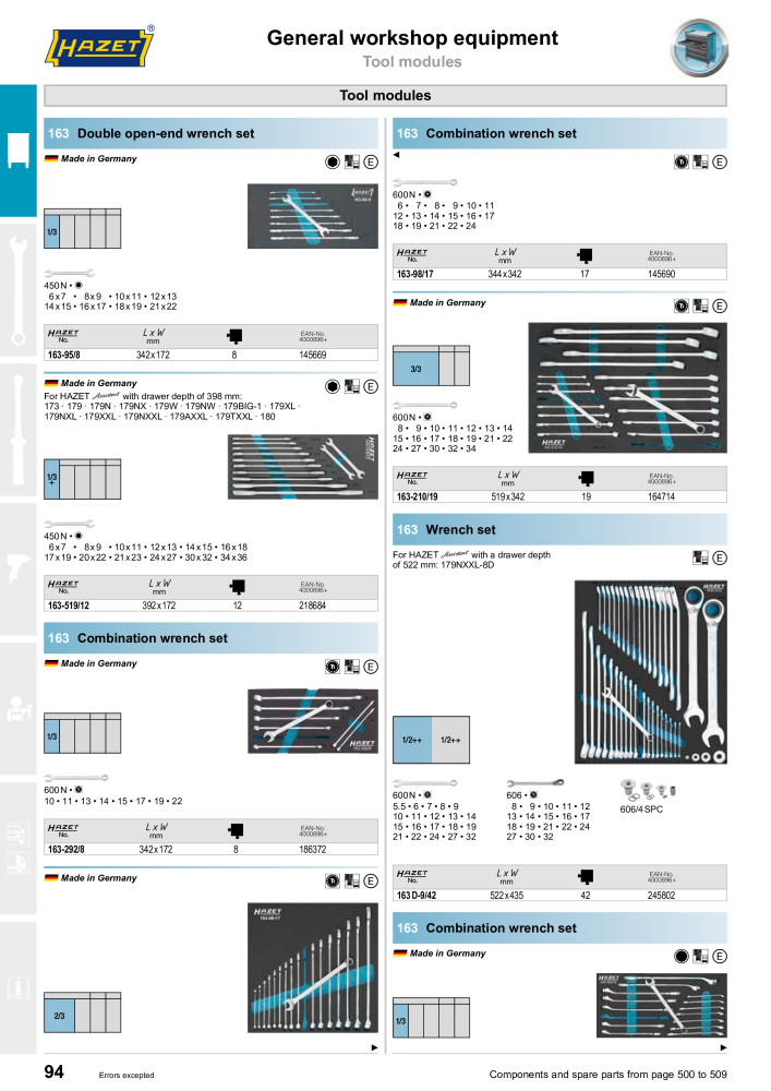 HAZET Main Catalog n.: 2204 - Pagina 94