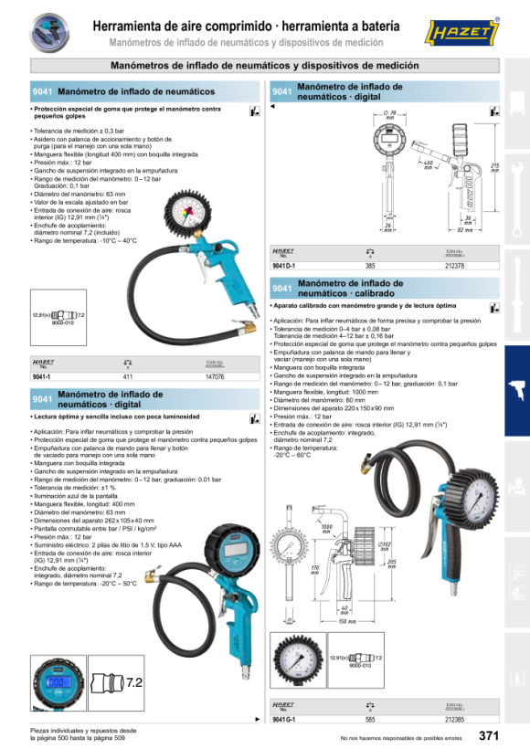 HAZET PISTOLA DE SOPLADO 9040LG-2/2