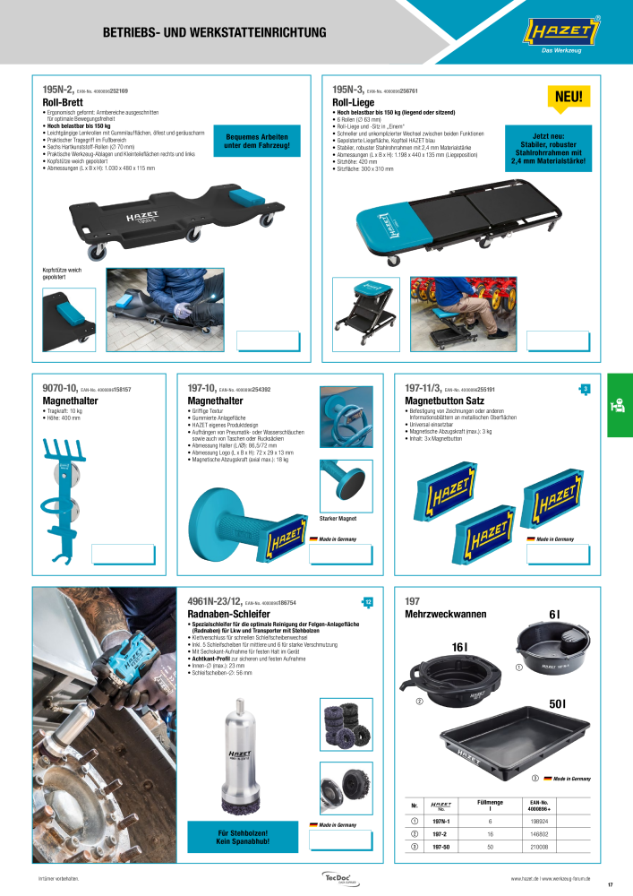 HAZET Spezial-LKW und Nutzkraftwagen NR.: 2206 - Strona 17