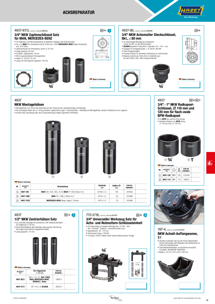 HAZET Spezial-LKW und Nutzkraftwagen Nº: 2206 - Página 25