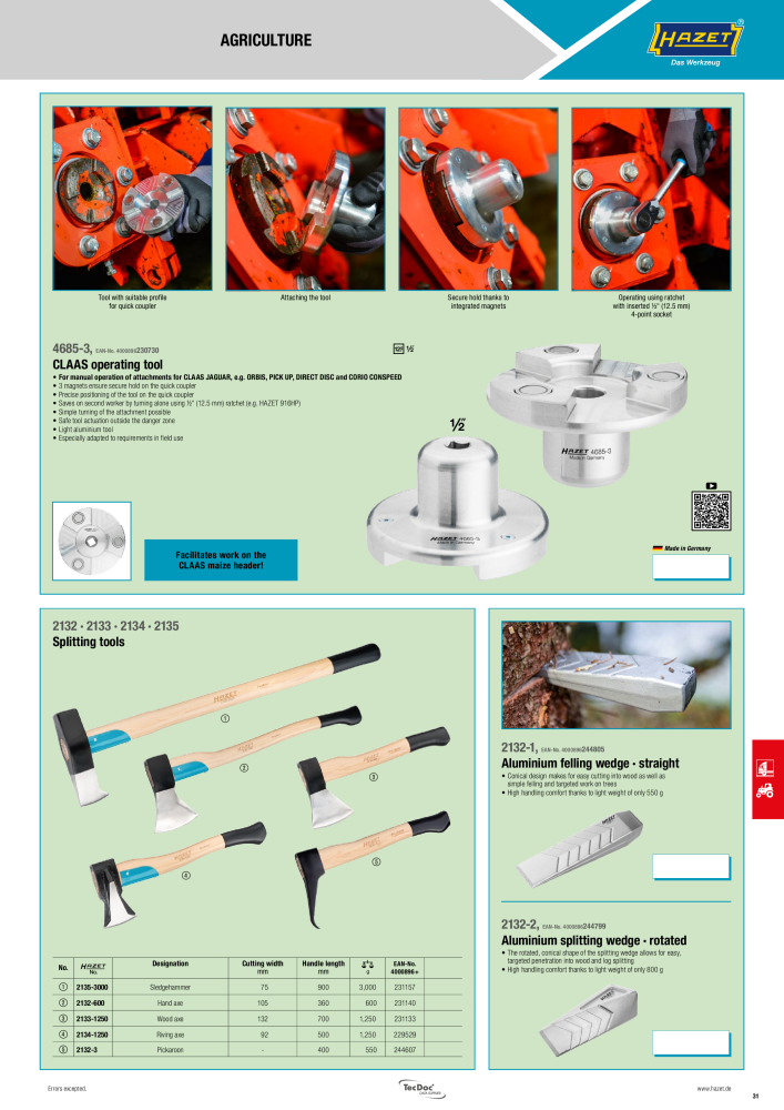 HAZET special trucks and commercial vehicles NO.: 2209 - Page 31