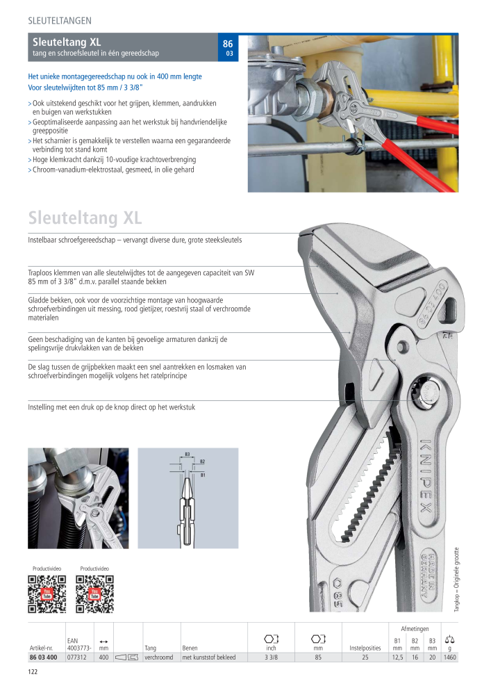 Knipex Hoofdcatalogus Nb. : 2217 - Page 123