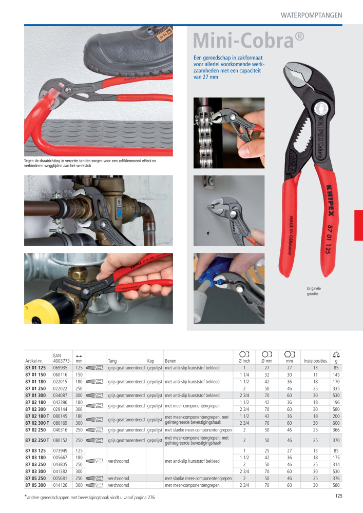 Knipex Hoofdcatalogus NR.: 2217 - Seite 126