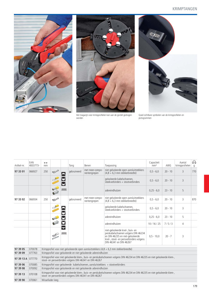 Knipex Hoofdcatalogus NR.: 2217 - Pagina 180