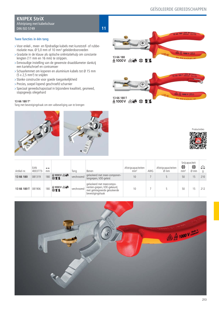 Knipex Hoofdcatalogus Nb. : 2217 - Page 214