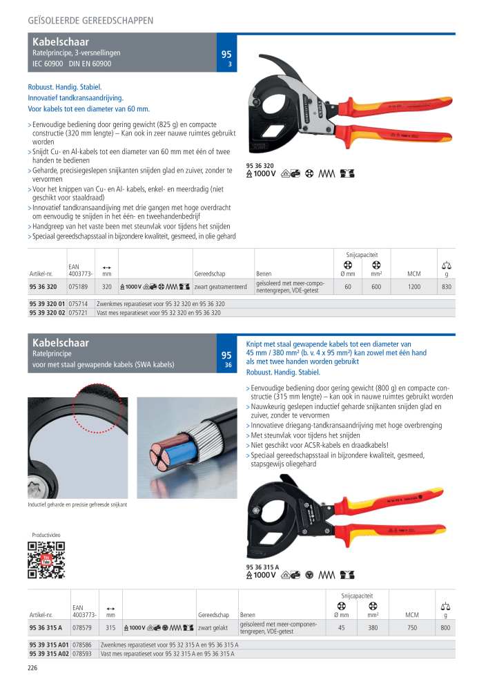 Knipex Hoofdcatalogus n.: 2217 - Pagina 227