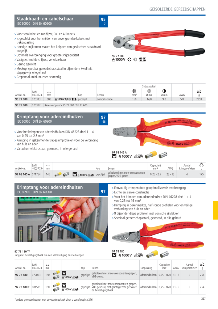 Knipex Hoofdcatalogus n.: 2217 - Pagina 228