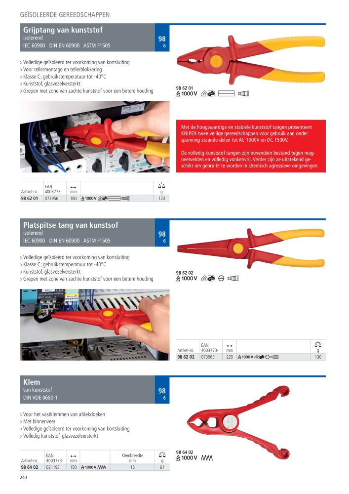 Knipex Hoofdcatalogus Nb. : 2217 - Page 241