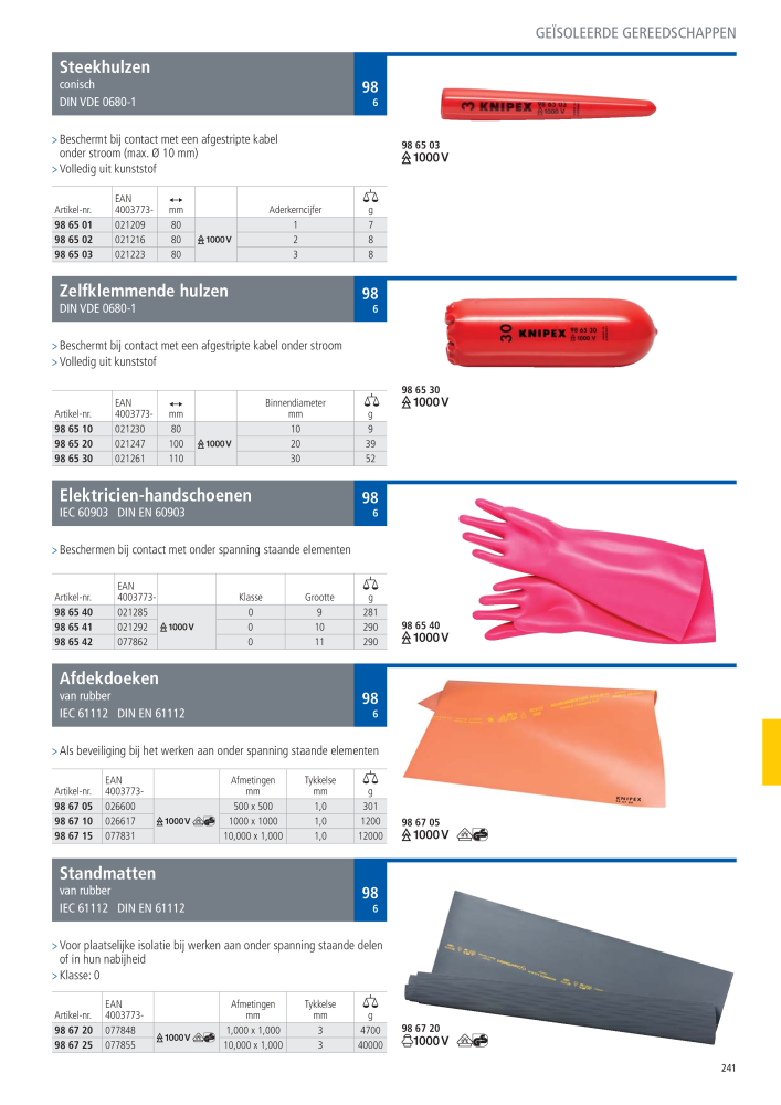 Knipex Hoofdcatalogus NO.: 2217 - Page 242