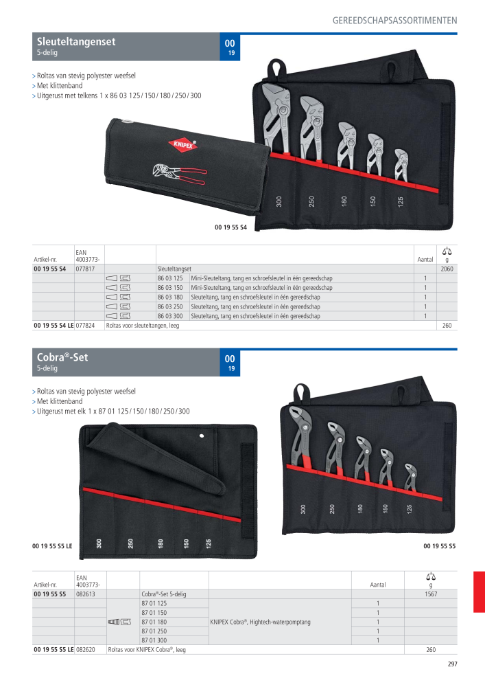 Knipex Hoofdcatalogus n.: 2217 - Pagina 298