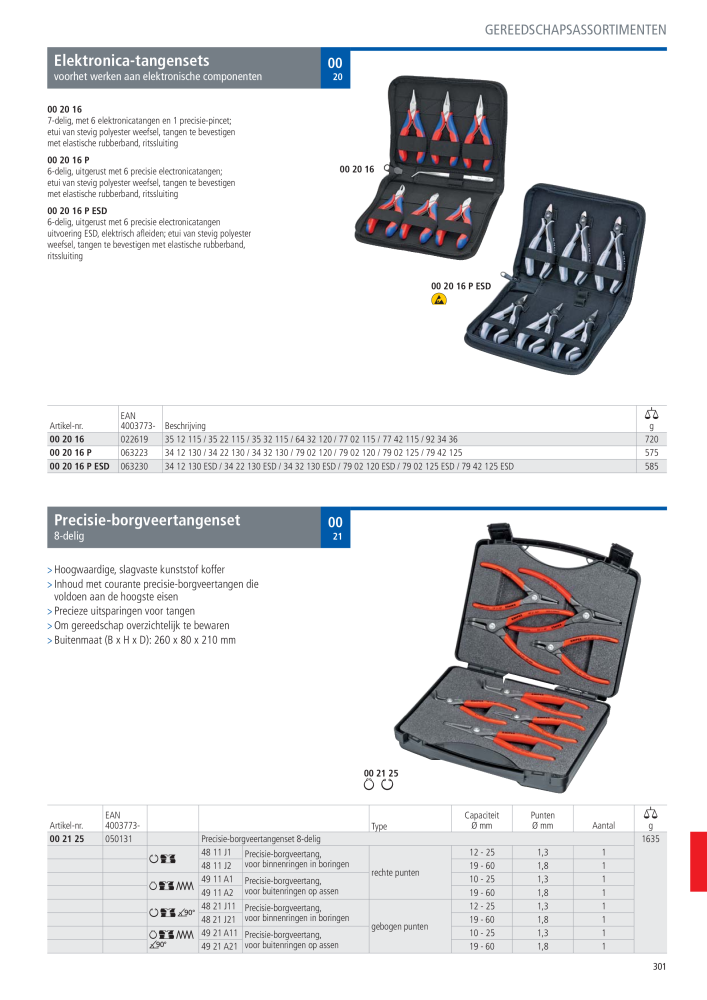 Knipex Hoofdcatalogus NR.: 2217 - Pagina 302