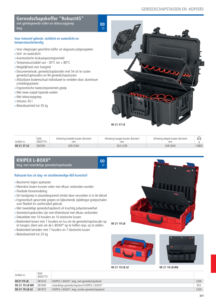 Knipex Hoofdcatalogus NR.: 2217 - Strona 308