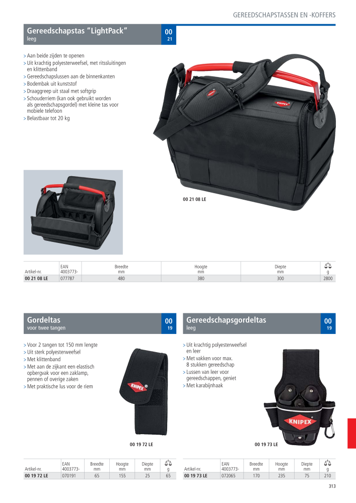 Knipex Hoofdcatalogus NR.: 2217 - Pagina 314