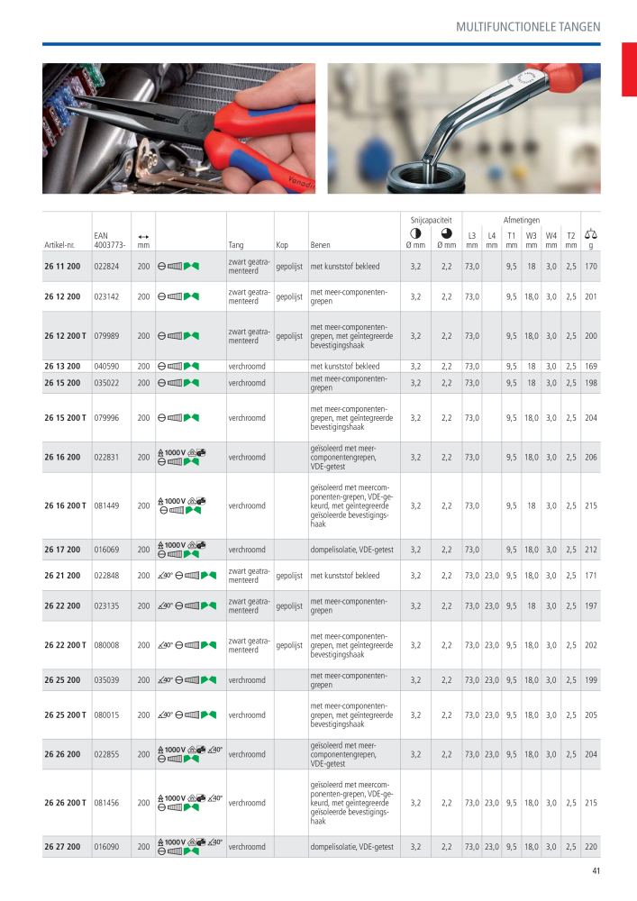 Knipex Hoofdcatalogus NR.: 2217 - Pagina 42