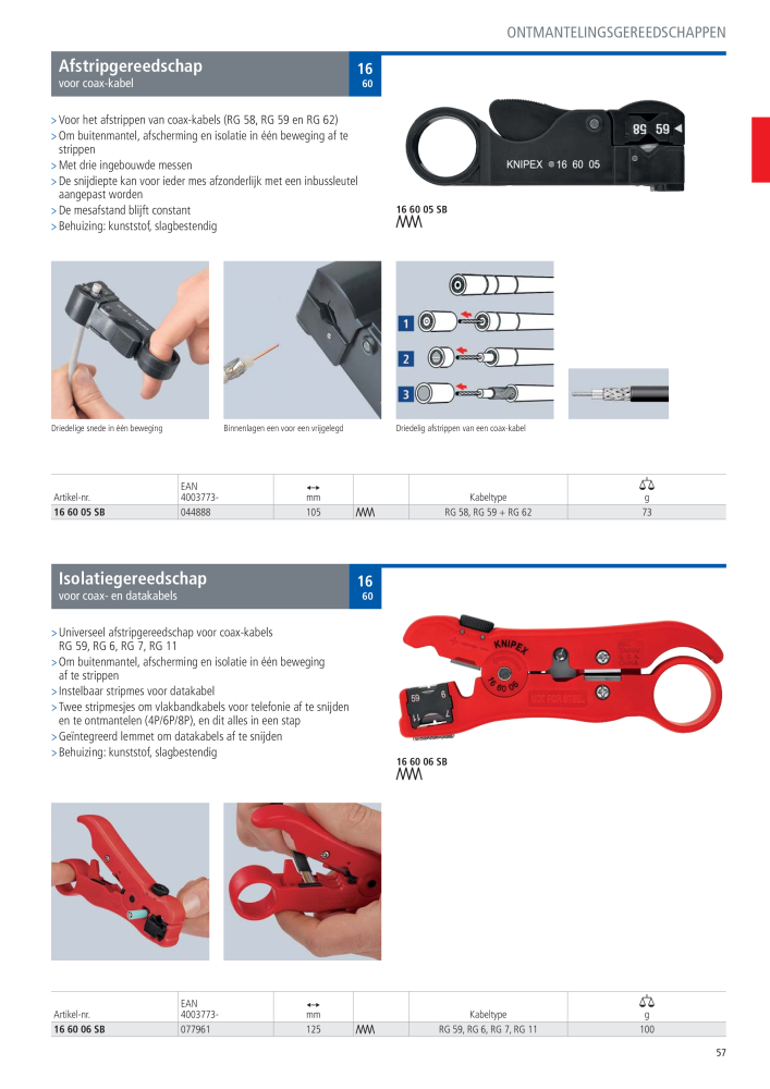 Knipex Hoofdcatalogus NR.: 2217 - Seite 58