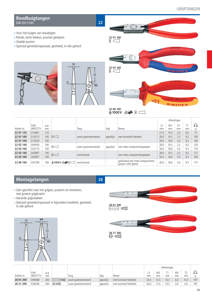 Knipex Hoofdcatalogus NR.: 2217 - Pagina 66