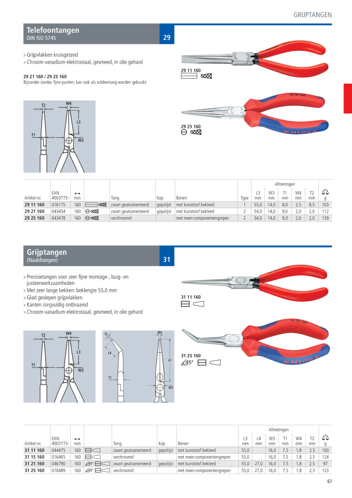 Knipex Hoofdcatalogus NR.: 2217 - Strona 68