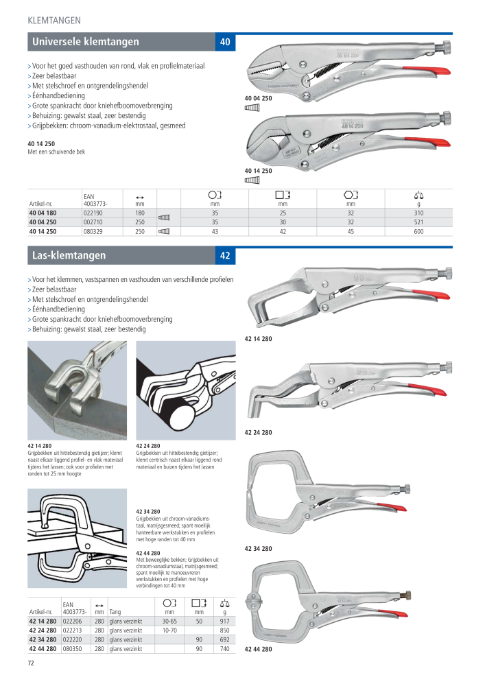 Knipex Hoofdcatalogus NR.: 2217 - Strona 73